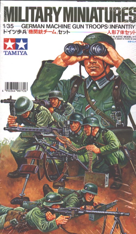 German Machine Gun Troops Infantry Scale 1:35